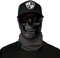 SA Fishing Face Shield Halstuch - viele verschiedene Designs - Multifunktionstuch Schutzmaske Totenkopf Schal Gesichtsmaske Sturmhaube Bandana Ski Motorrad - Grey Skull