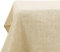 Deconovo Leinenoptik Tischdecke Wasserabweisend Tischwäsche Lotuseffekt 140x250 cm Creme