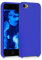 kwmobile Schutzhülle kompatibel mit Apple iPod Touch 6G / 7G (6. und 7.Generation) - Hülle Silikon gummiert - Cover Case in Baltik Blau