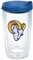 Tervis NFL Los Angeles Rams Isolierter Becher, Titan, Logo