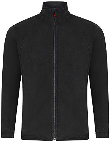 Engelbert Strauss Fleecejacke Atmungsaktiv Windabweisend Wärmend Dryplexx Micro (Schwarz, L)