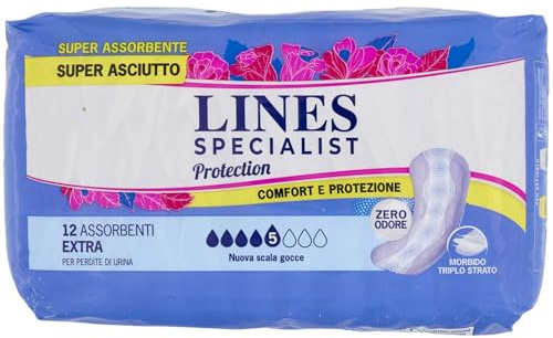 Lines Specialist Extra saugfähige Inkontinza-Einlagen 1er Pack (12 x 270 g)