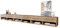 Mirjan24 TV Lowboard Jumbo 300, TV Schrank Fernsehschrank, Griffloses Öffnen, Fernsehtisch, Man kann aufstellen BZW aufhängen (Kastanien Breslau, ohne Beleuchtung)