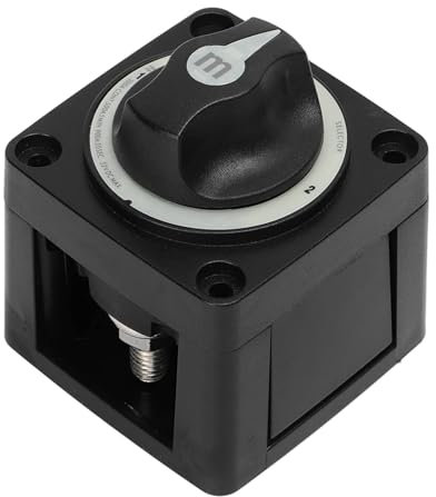 Interruttore Batteria Nautica, Selettore Batteria 300a Interruttore Isolatore Per Batteria Nautica a 3 Posizioni Per Impieghi Gravosi Per Auto Barca Camper