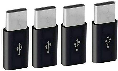 Echwave Micro-USB To Usb C Adapter, Mini To Typec Charging Adapter, Usb Type C Adapter Conversion Connector with Resistor