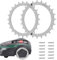 TRUSTLIONTEK Traktionsverbesserung für Robotermäher Radzahn Spikes, Kompatibel mit Bosch Mährobotern，Radgröße 170 mm. (Bosch)