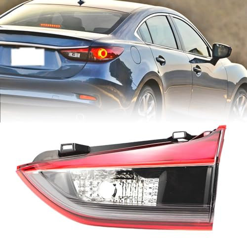 YQINGQ Rücklicht Rückleuchte für Mazda 6 Atenza 2014 2015 2016, Auto Rücklicht Montage Bremslicht Blinker Links Rechts Ersatzteile,Right-Inside