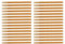 Locadence Juego de 30 Pares de Palillos de Madera, Palillos de Madera Reutilizables Antideslizantes, Palillos Chinos Ligeros para Grandes Comidas Familiares, Fiestas, Fideos