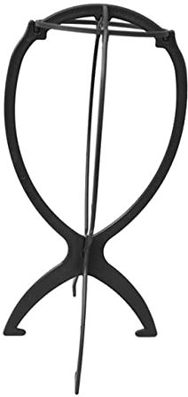 Baluue 1 Pc Support De Stand De Perruques Stockage De Cintre De Support Pliant Porte-vêtements Pliable Support De Cintre De Cintres Pliants Portemanteau Pliable Black