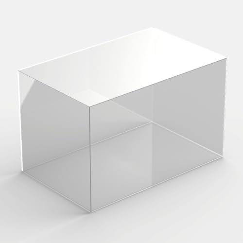 Hansen Vitrine Acryl / Schaukasten / Objektvitrine / Showcase rechteckig, 400x650x400 mm, mit transparentem Boden
