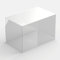 Hansen Vitrine Acryl / Schaukasten / Objektvitrine / Showcase rechteckig, 400x650x400 mm, mit transparentem Boden