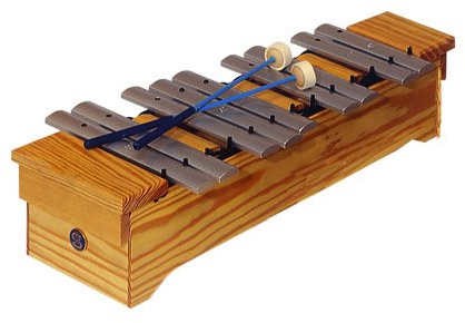 Metalófono soprano, parte cromática