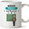 MUGFFINS (Taza en Italiano) Tazas físicas Originales de café y Desayuno para Regalar Trabajadores y Profesionales - Esta Taza Pertenece al Mejor físico del Universo - Cerámica 350 ml