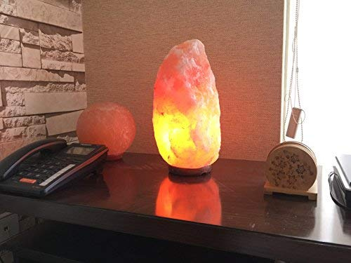 Clossy London Healing IONES Therapeutic Natural Himalayan Pink/Orange Crystal Rock Salt lamp (15-20 KG 45-60cm XXL)