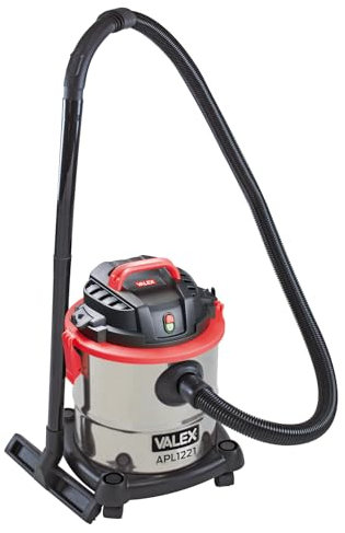 Valex Aspiratore Polvere Liquidi 135022, Grigio, 1200 W, 20 Liters