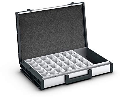 varioCase L 84 mit 32 Boxen, und Werkzeugfach