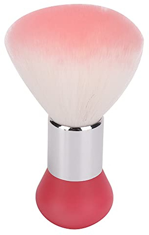 Spolverino per il collo morbido, mini spazzola per capelli leggera, spazzola per collo per parrucchiere per parrucchieri, parrucchieri e barbieri e per rimuovere i capelli tagliati(Rosa)