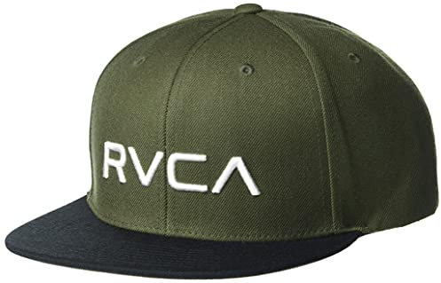 RVCA Herren Adjustable Straight Brim Hat Hut, Snapback Hat/Aloe, Einheitsgröße