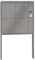 RENZ / RS2000 / 4er Freistehende Briefkastenanlage Standbriefkasten mit Sprechfeld/RAL-Farbe 9007 Volumen 23 L/zum Einbetonieren/Dein-Briefkasten.de