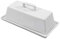CXJJ Butter Dishes With Covers High Temperature Resistant Ceramics Butter Dish Box Container With Lid Cheese Storage Keeper Tray Butter Storage Box White Home restaurant western food western style