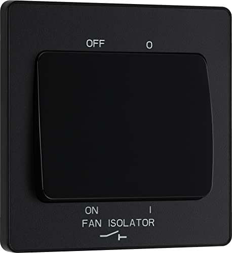 BG Electrical Evolve Fan Isolator Switch, Triple Pole