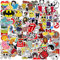 Marken Sticker 251 stück Coole Aufkleber Set Vinyl Stickerbomb Graffiti Wasserfeste Vinylsticker Bomb Supreme für Skateboard Laptop Koffer Motorrad Macbook Teenager Fahrrad Auto Handy Ps5