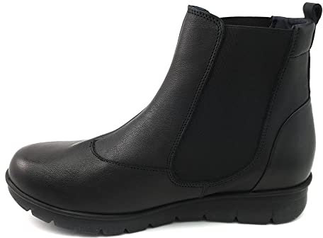 ON FOOT GEMÜTLICH Y ELEGANTE SWAG DAMEN SOFT PLUS 70003 Glattleder SCHWARZ talla 37