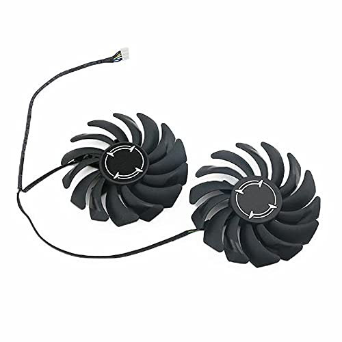RAKSTORE PLD09210S12HH 85mm Grafikkarten Lüfter Kompatibel mit MSI RX 470 RX 480 RX 570 RX 580 ARMOR Leiser Kühler Lüfter