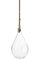 J-Line by Jolipa Terrarium Goutte avec Corde en Verre Transparent 20cm