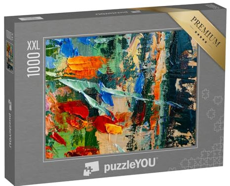 Puzzle 1000 Teile XXL „gemalte abstrakte Kunst“ – aus der Puzzle-Kollektion Abstrakt
