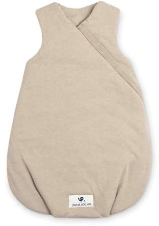 Julius Zöllner - Babyschlafsack Moon Jersey - 2.5 TOG - Uni - Oeko-TEX Standard 100, Farbe:Sand, Größe Schlafsack:50/56 (0-2 Monate)