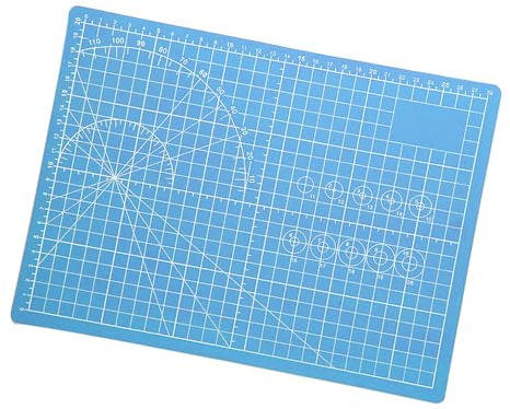 Tappetino da taglio A4, in PVC, autorigenerante, per cucito, trapuntatura, artigianato (blu)