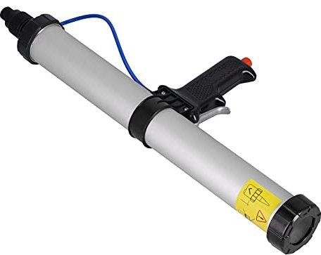 Pneumatic Caulking Gun 600ml Aluminum Alloy Pneumatic Caulking Gun Applicator Caulking Gun for Ships Containers
