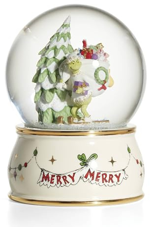 Lenox The Grinch Snow Globe, Christmas & Holiday Decor