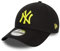New Era New York Yankees - MLB Baseball - Cap Kappe Basecap - - 9Forty - Strapback gebogener Schirm - Teamlogo - schwarz gelb - One-Size