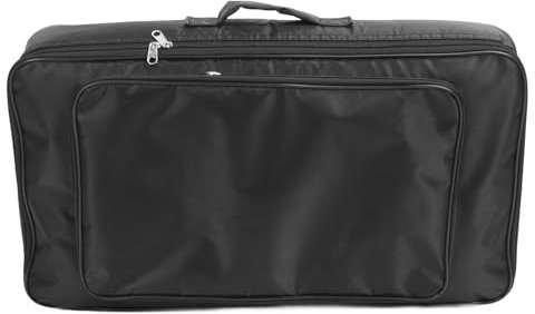24in Portable Guitar Effects Pedal Bag, Guitar Effects Pedal Case Carry Bag with Large Accessory Pocket, Gig Bag For Multifunctional Pedals, Keyboards, DJ Controllers