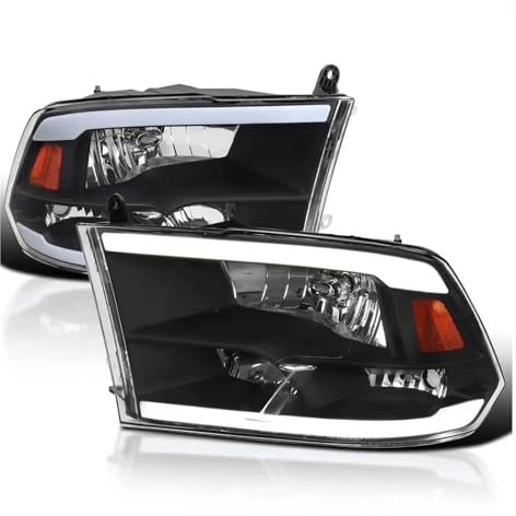 Fari Fari Per Dodge Per Ram 1500 2500 3500 Per Quad Style 2009-2018 W/LED Strisce Bar Compatibile Faro