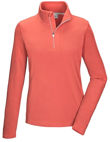 Killtec Damen Ksw 101 Wmn FLC Shrt Fleeceshirt mit Stehkragen und Reißverschluss (1er Pack)