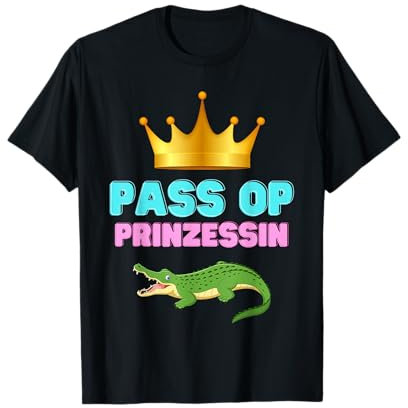 Karneval Köln Krokodil Kostüm Prinzessin Rosenmontag Alaaf T-Shirt