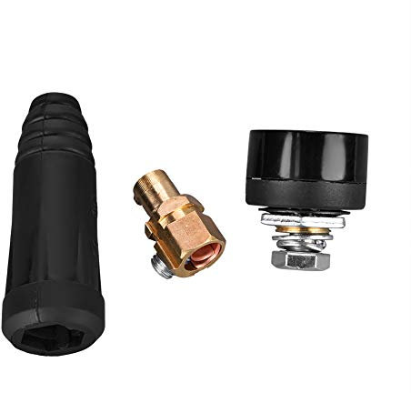 Schweißkabelanschluss, DKJ-Serie European Style Rapid Schnellanpassungsadapter (DKJ10-25 rot) (DKJ35-50 Black)