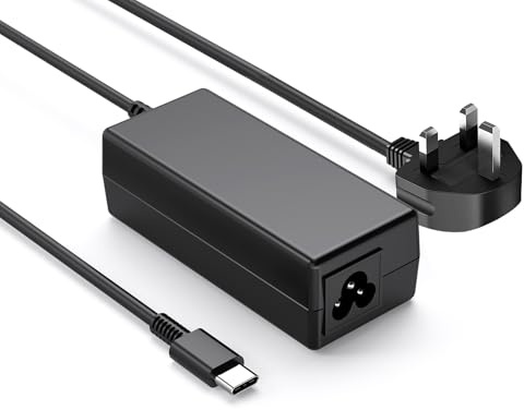 65W Chromebook Charger USB C Compatible with Acer samsung HP Lenovo Dell Asus Google Fast Charging, Universal Type C Laptop Charger