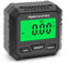 MeevrgR Digital Goniometro 360 ° Alluminio Angle Finder con ±0.2 ° Precisione, LCD retroilluminato per la lavorazione del legno & costruzione