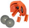 Multipurpose Drill Bit Grinding Sharpener with 2 Grinding Wheels Drill Bit Sharpener, Power Drill Bit Sharpeners Drill Press Sharpening System for All Bits(Orange)