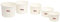 8oz Plain White Paper Ice Cream Dessert Container Cups Tubs - Pack of 1000