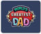 World's Greatest Dad Mouse Mat Pad - Father's Day Daddy Fun Gift Computer #8694