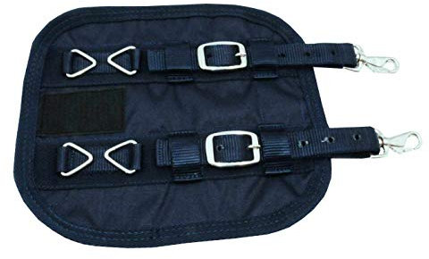 AMKA Brusterweiterung Outdoor Pferdedecke dunkelblau 26x30 cm
