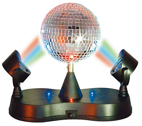 Set de boules à facettes avec spots et moteur