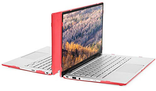 mCover Hard Shell Case for 2019 14-inch ASUS Chromebook Flip C434TA Series 2-in-1 Laptop (14, Red)