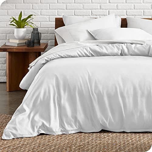 Bare Home Duvet Cover Set King Size - Premium 1800 Ultra-Soft Duvet Cover Set - Lightweight - Cooling Duvet Cover - Bed Duvet Cover with 2 Pillowcases (King, White)