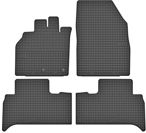 AGCPdirect Gummi Matten Fußmatten Passgenau 4-teilig Set für Renault Scenic 2 3 2003-2016 und Renault Grand Scenic 2003-2016